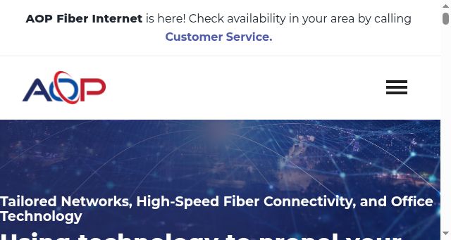 Screenshot of aopinc.com