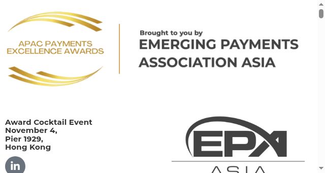 Screenshot of apacpaymentsawards.com