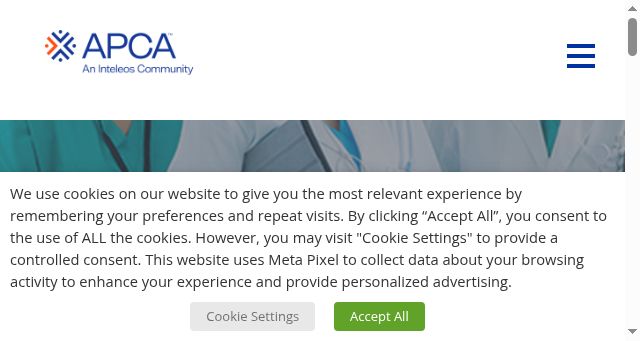 Screenshot of apca.org