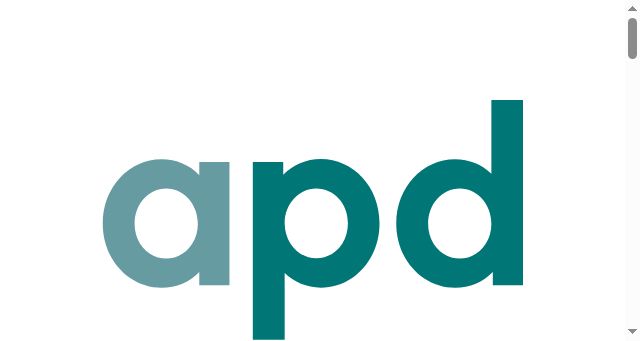 Screenshot of apd.net