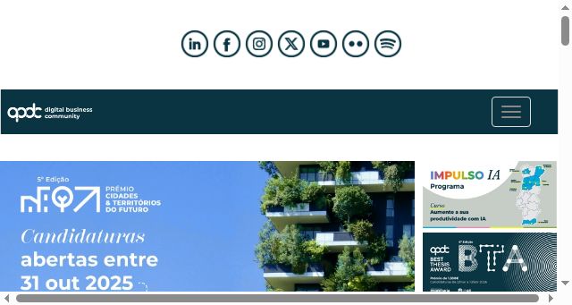 Screenshot of apdc.pt