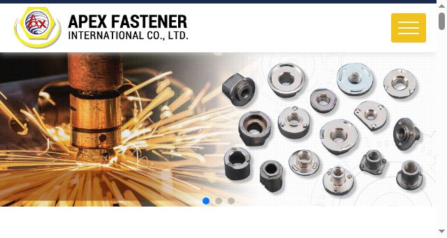 Screenshot of apex-fastener.com.tw