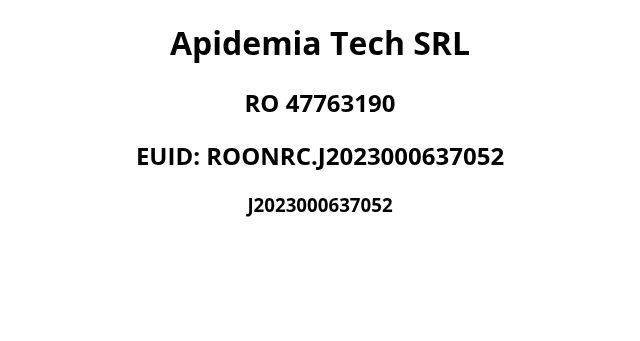 Screenshot of apidemia.tech