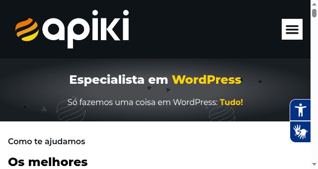 Screenshot of apiki.com