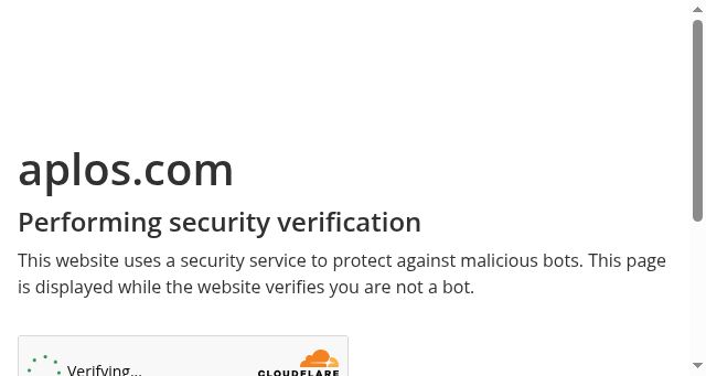 Screenshot of aplos.com