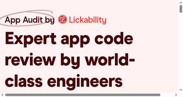 Screenshot of appaudit.net