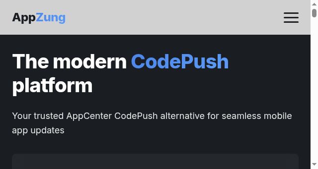 Screenshot of appzung.com