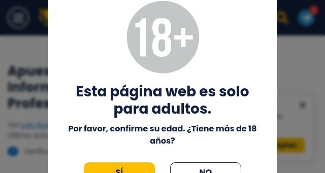 Screenshot of apuestaes.net