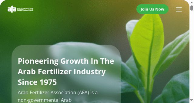 Screenshot of arabfertilizer.org