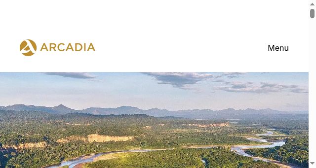 Screenshot of arcadiafund.org.uk