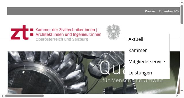 Screenshot of arching-zt.at