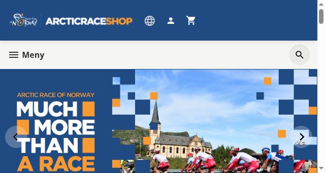 Screenshot of arcticraceshop.no