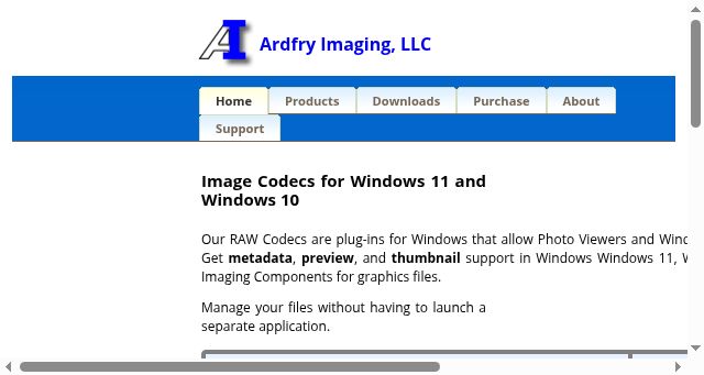 Screenshot of ardfry.com