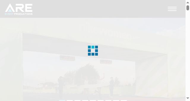 Screenshot of areeventproductions.com