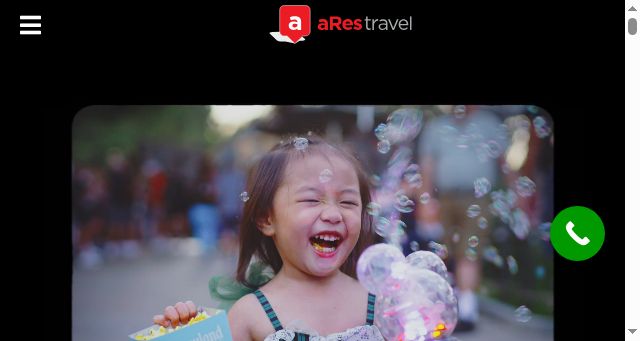 Screenshot of arestravel.com