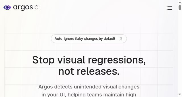 Screenshot of argos-ci.com