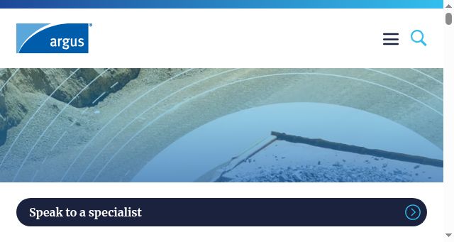 Screenshot of argusmedia.com