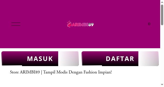 Screenshot of arimbi189.vip