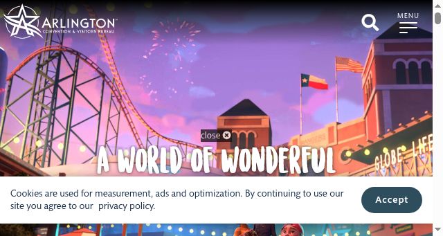 Screenshot of arlington.org