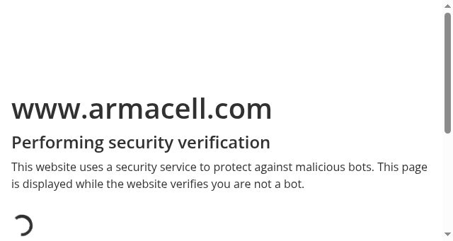 Screenshot of armacell.com