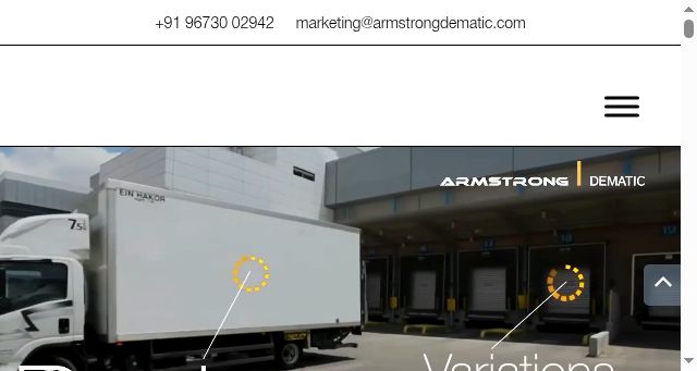 Screenshot of armstrongdematic.com