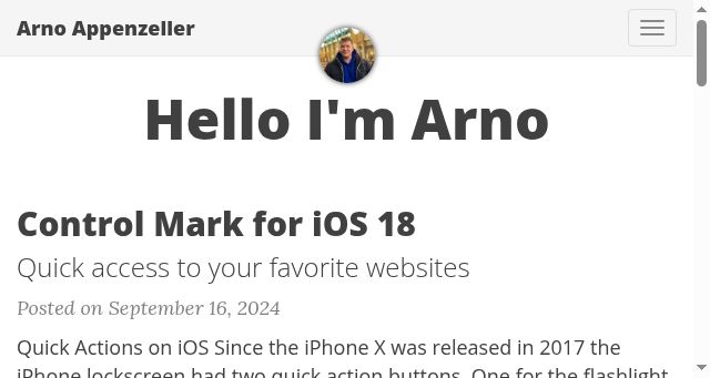Screenshot of arno.app