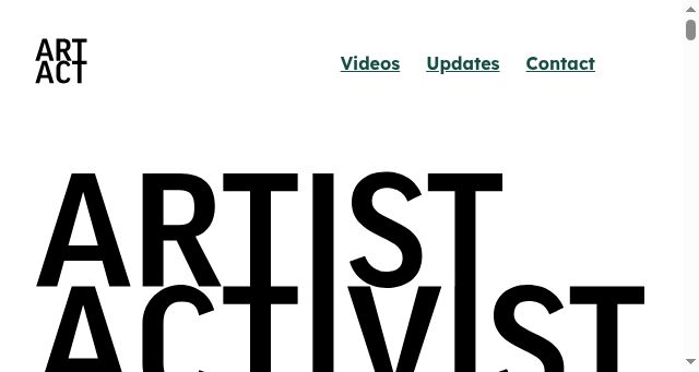 Screenshot of artact.io