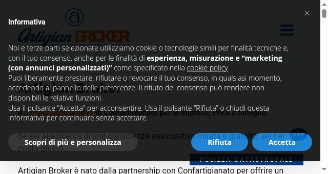 Screenshot of artigianbroker.it