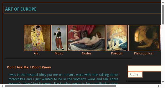 Screenshot of artofeurope.com