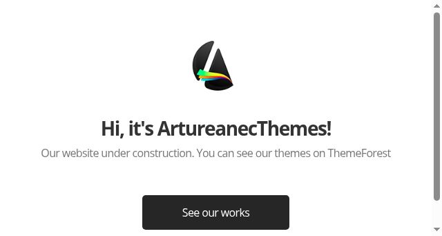 Screenshot of artureanec.com
