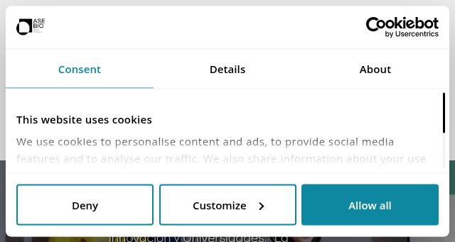 Screenshot of asebio.com
