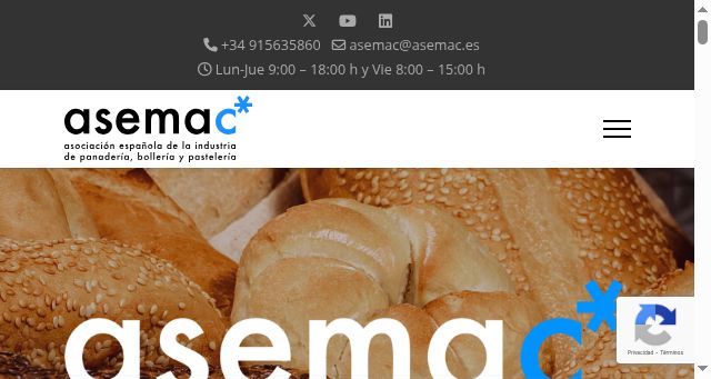 Screenshot of asemac.es