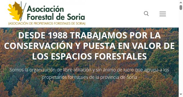 Screenshot of asfoso.org