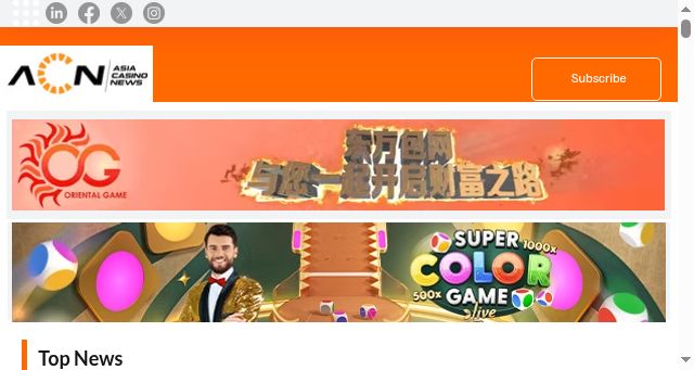 Screenshot of asiacasino.org