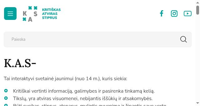 Screenshot of askritiskas.lt