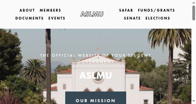 Screenshot of aslmu.org