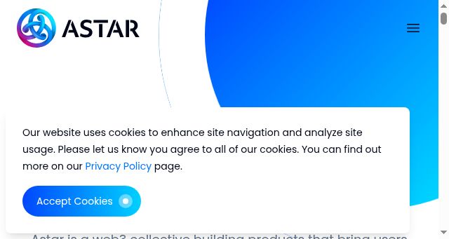 Screenshot of astar.network