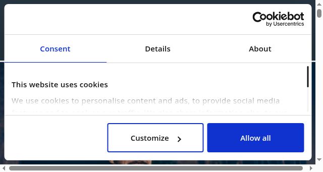 Screenshot of astra.de