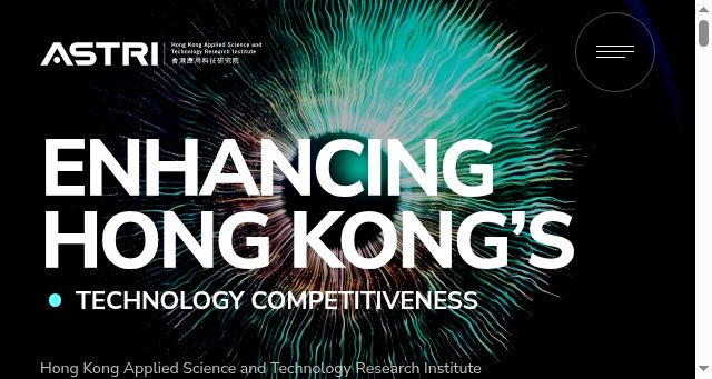 Screenshot of astri.org