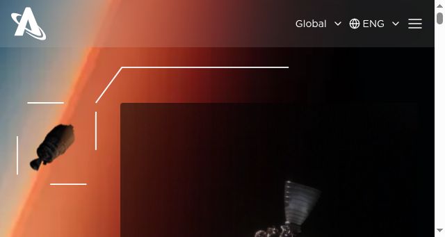 Screenshot of astroscale.com