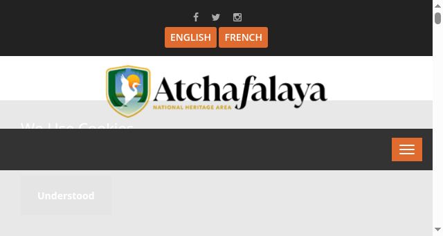 Screenshot of atchafalaya.org