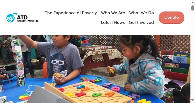 Screenshot of atdfourthworld-usa.org