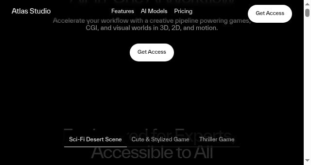 Screenshot of atlas.design