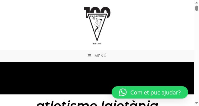 Screenshot of atletismelaietania.com