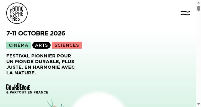 Screenshot of atmospheresfestival.com