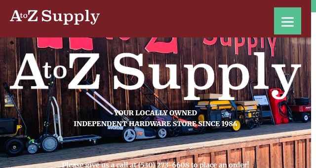 Screenshot of atozsupply.com