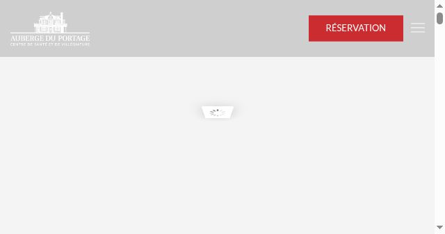 Screenshot of aubergeduportage.qc.ca