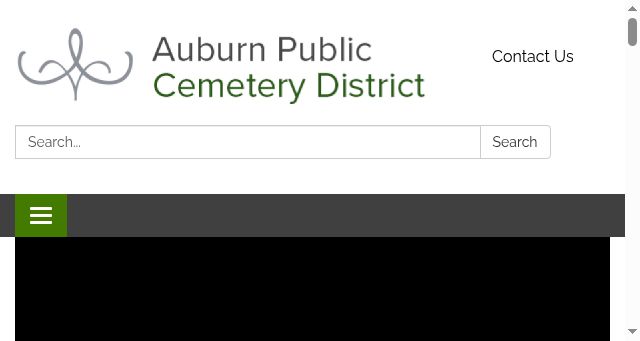 Screenshot of auburncemetery.com