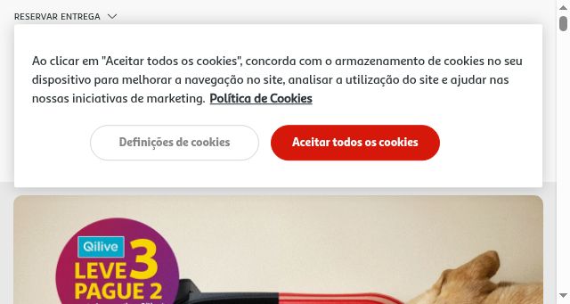 Screenshot of auchan.pt