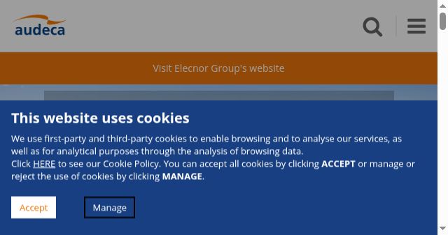 Screenshot of audeca.es